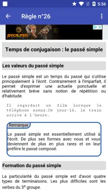 Le Conjugueur android App screenshot 2