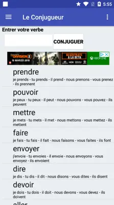 Le Conjugueur android App screenshot 4