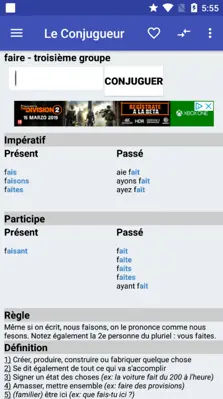 Le Conjugueur android App screenshot 5