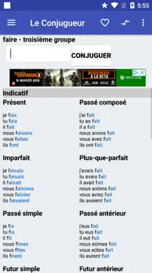 Le Conjugueur android App screenshot 6